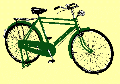 Herrenrad, dunkelgr&uuml;n, 28 Zoll Radgr&ouml;&szlig;e